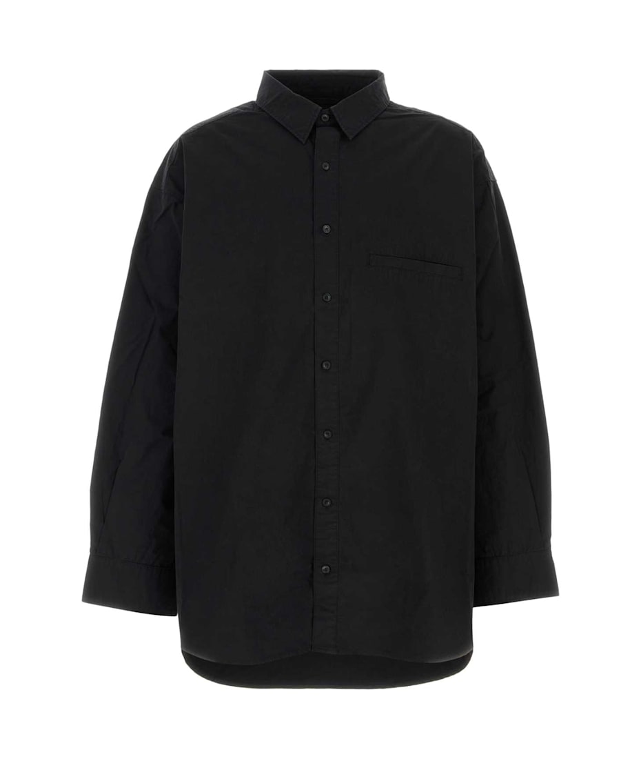 Tシャツ・カットソー ENTIRE STUDIOS Black Poplin Giant Oversize Shirt Entire Studios Black Poplin Giant Oversize Shirt | italist