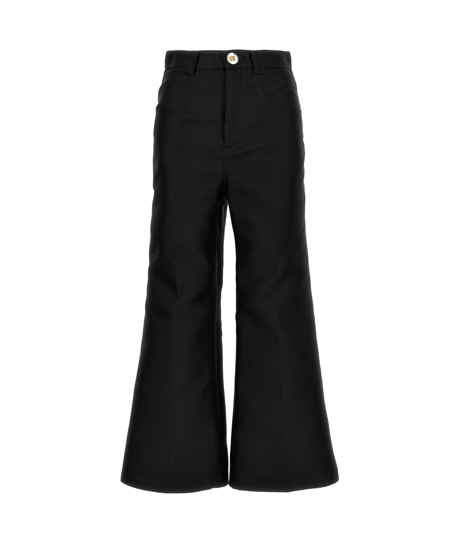 【関税込み】GIAMBATTISTA VALLI Cropped silk blend pants Giambattista Valli Cropped Silk Blend Pants | italist