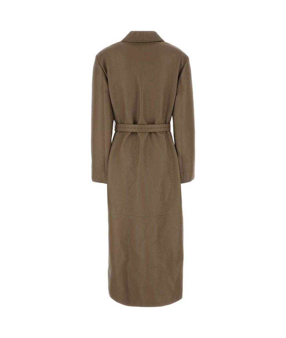 コート Fendi Mud Leather Coat Fendi Mud Leather Coat | Grailed