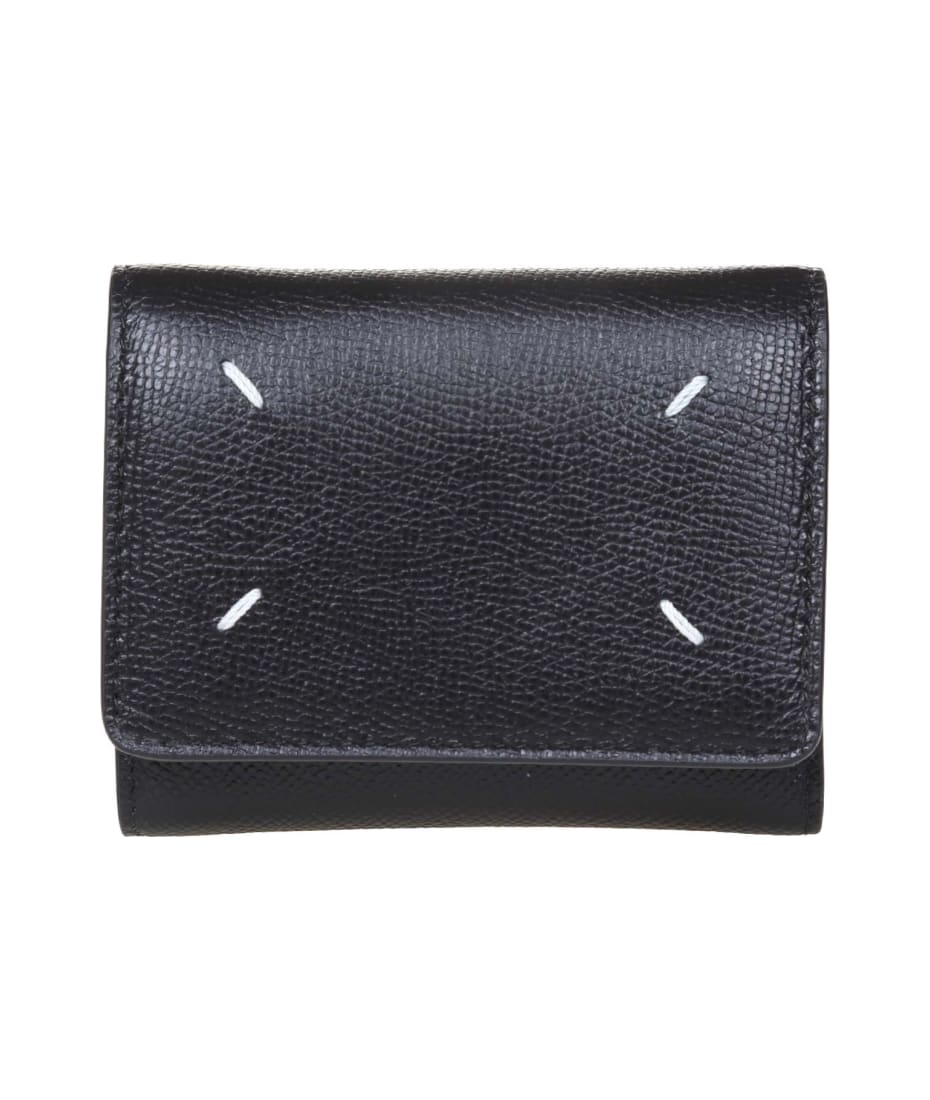Maison Margiela Black Leather Wallet | italist