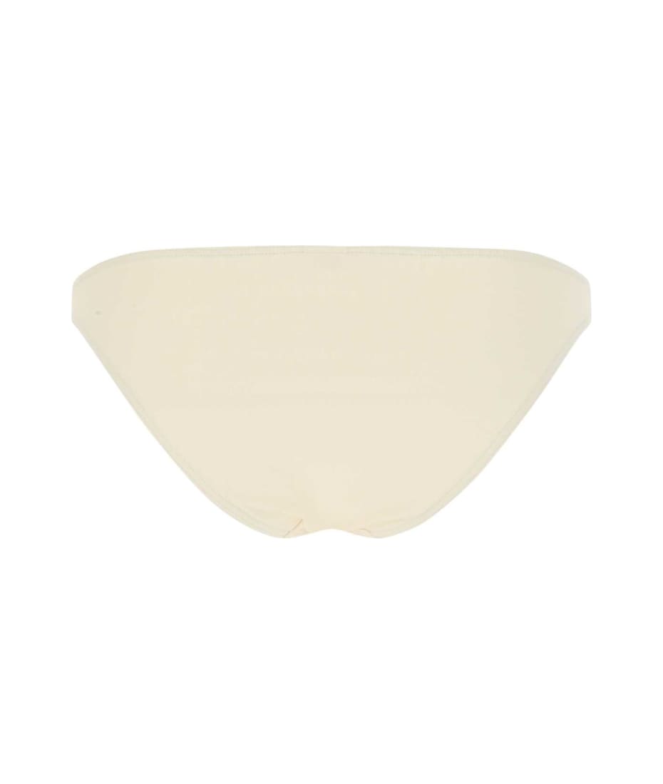 ビキニ ERES Ivory stretch nylon Coulisse bikini bottom Eres Ivory Stretch Nylon Coulisse Bikini Bottom In White