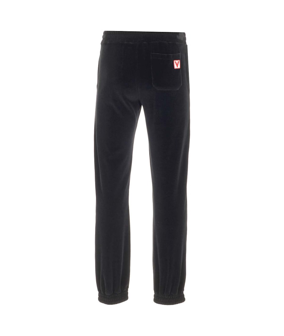 【VALENTINO】Chenille Jogger ブラック Valentino Black Chenille Jogger | italist