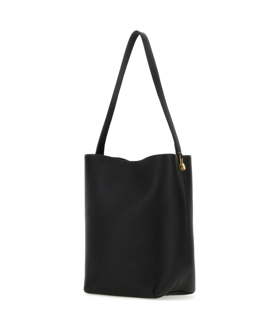 素敵 ★ THE ROW Medium NS Tote Hook leather shoulder bag The Row Medium NS Tote Hook Bag in Ivory ANS | FWRD