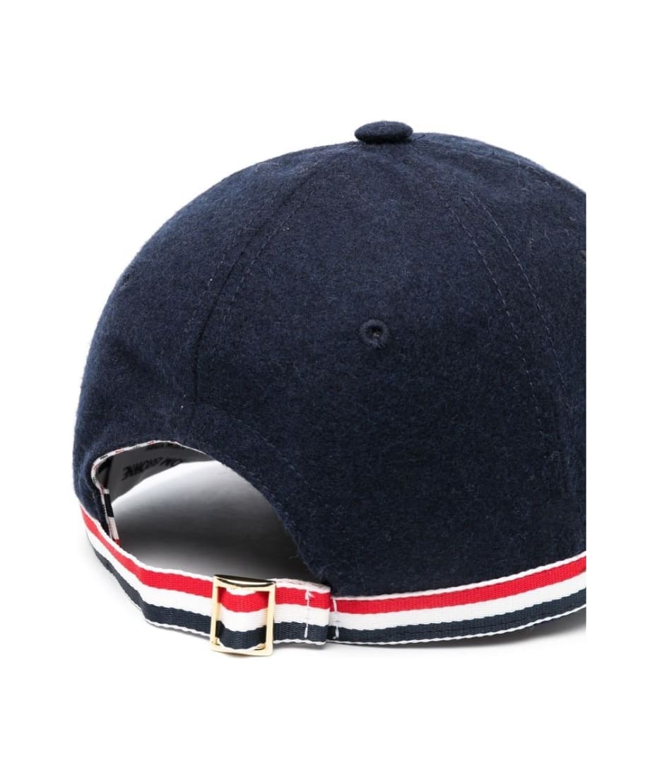 キャップ THOM BROWNE GG BOW BASEBALL CAP IN WOOL FLANNEL Thom Browne Wool Flannel Grosgrain Bow Baseball Cap | REVERSIBLE