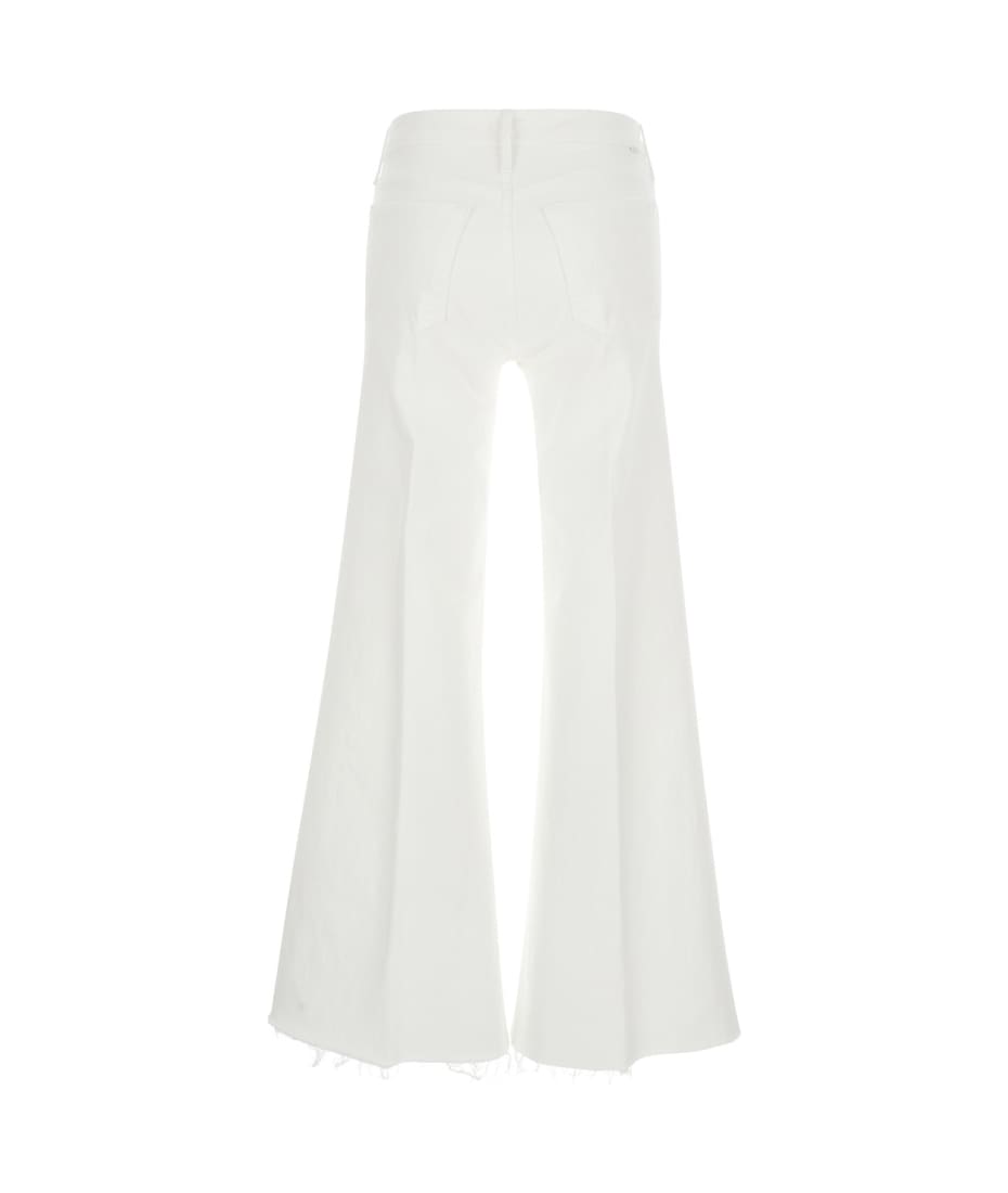 デニム・ジーパン MOTHER FW25 White Flared Jeans in Denim Woman (1445 753FOT) Mother White Flared Jeans In Denim Woman | italist