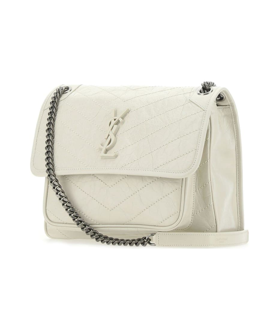 にこ¨̮⃝ item shoulder bag（ivory） Saint Laurent Ivory Leather Medium Niki Shoulder Bag