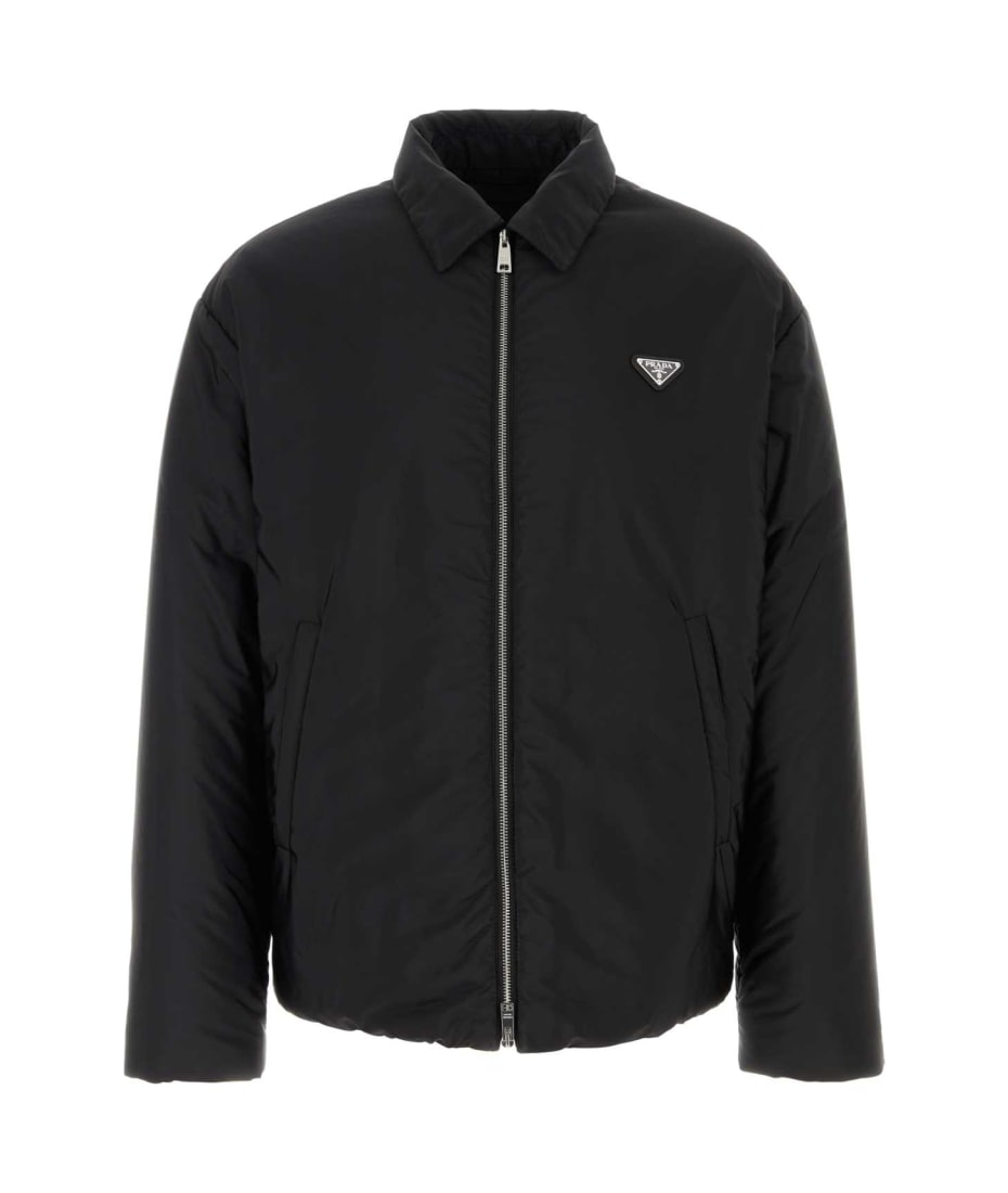 ブルゾン PRADA Black Re-Nylon padded jacket (29P246SVMO1WQ8 F0002) Prada Cropped Re-Nylon Down Jacket | Saks Fifth Avenue