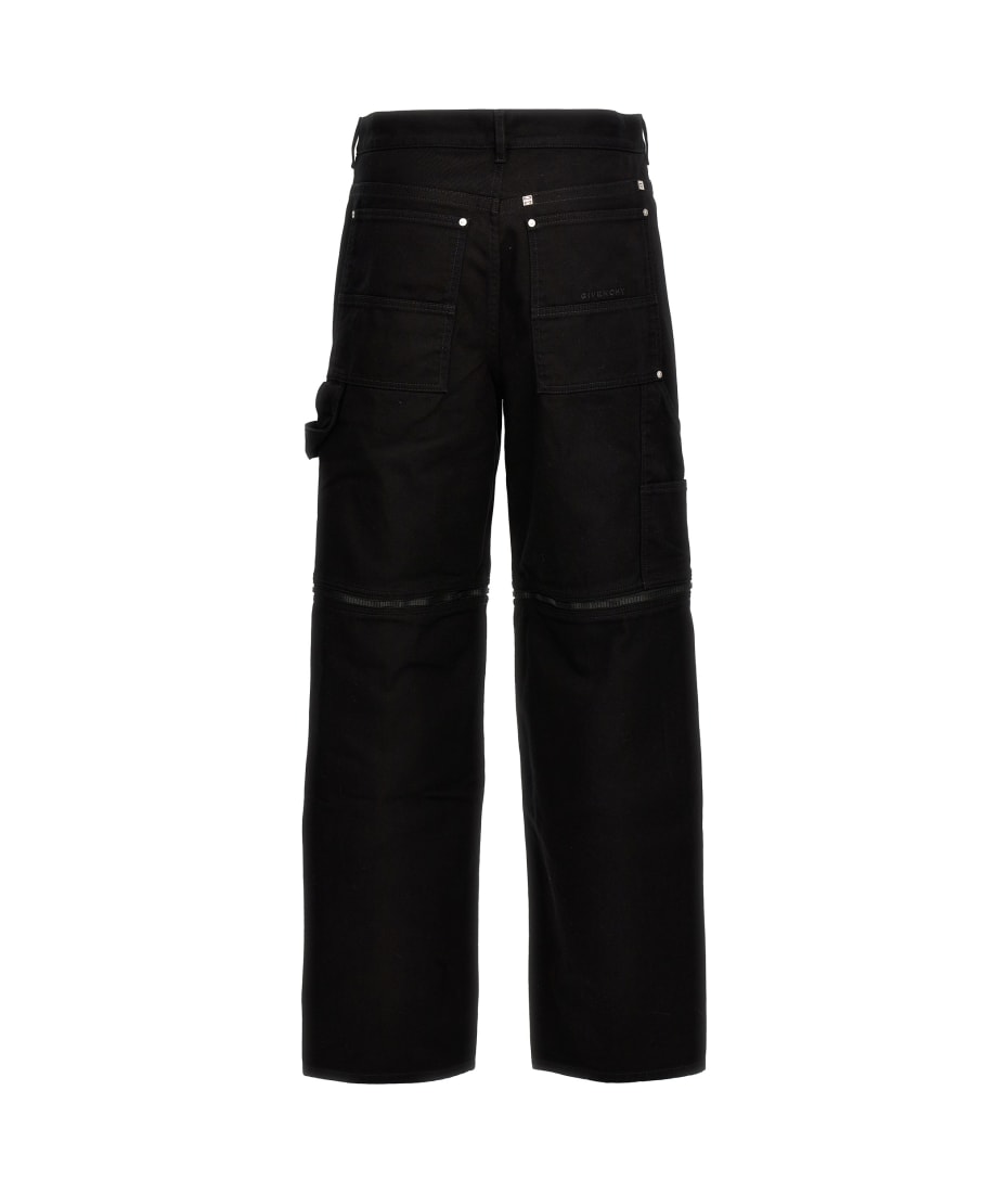 【関税込み】givenchy 'Zip Off Carpenter' jeans 383e2bb04dba4ce08684e86c3203e7