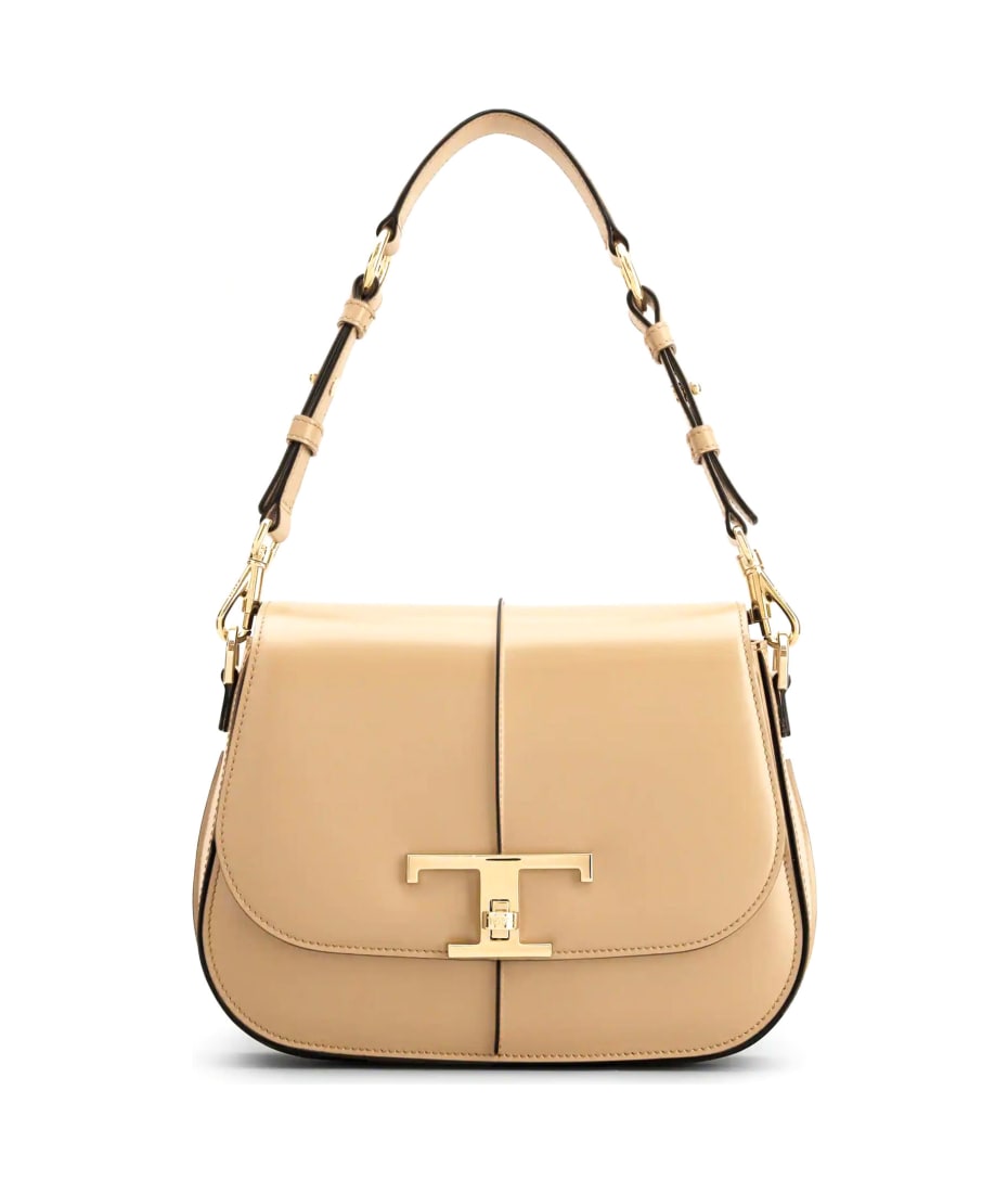 Tod's T Timeless Shoulder Bag In Leather Mini