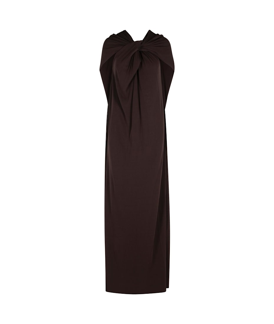 オールインワン・サロペット Jil Sander Brown Viscose Dress Jil Sander Brown Viscose Dress | italist
