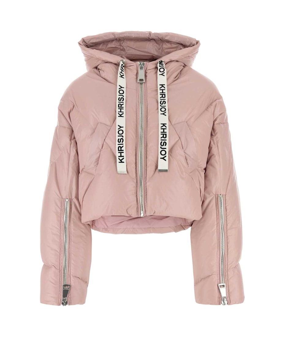 ダウンジャケット・コート KHRISJOY DOWN JACKET (KWF24R0604NY0002 ANR172) Khrisjoy Pastel Pink Nylon Down Jacket | italist