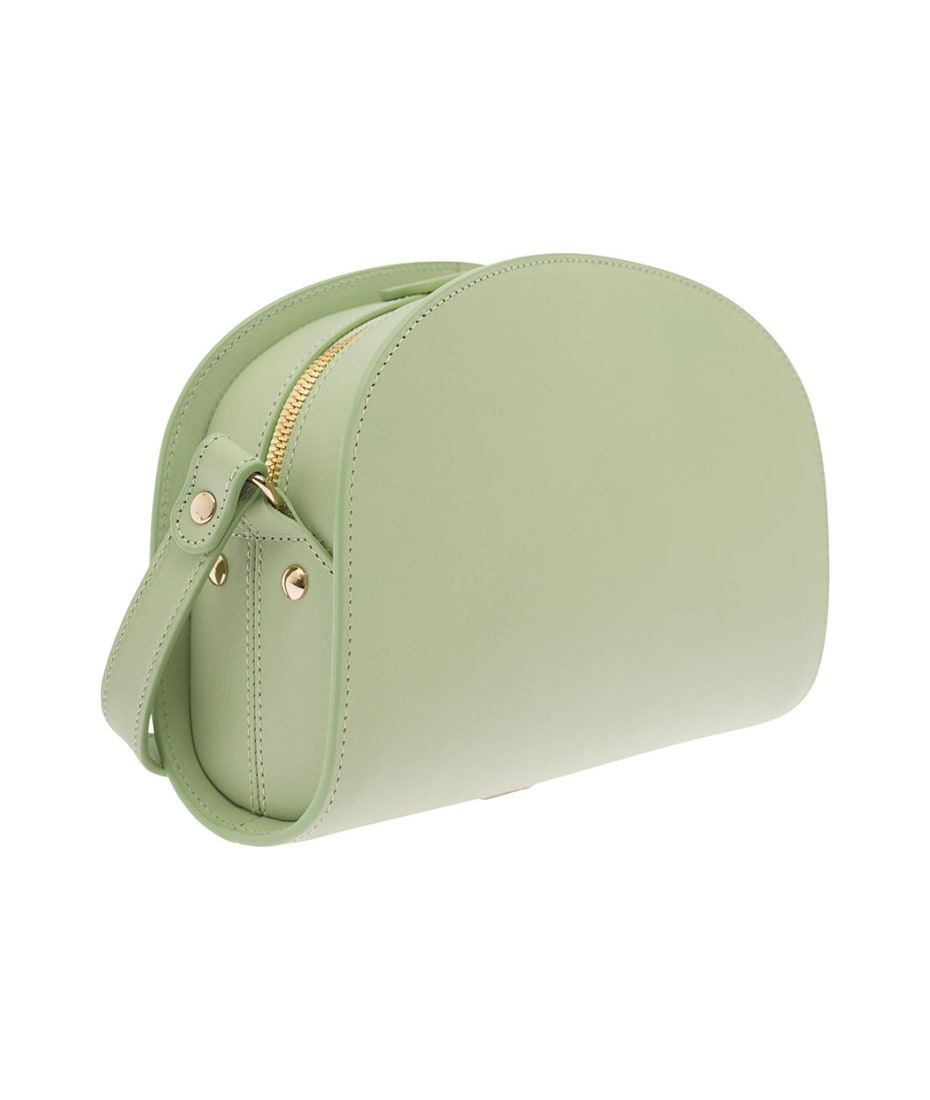 APC Authenticated Demi-Lune Leather Handbag