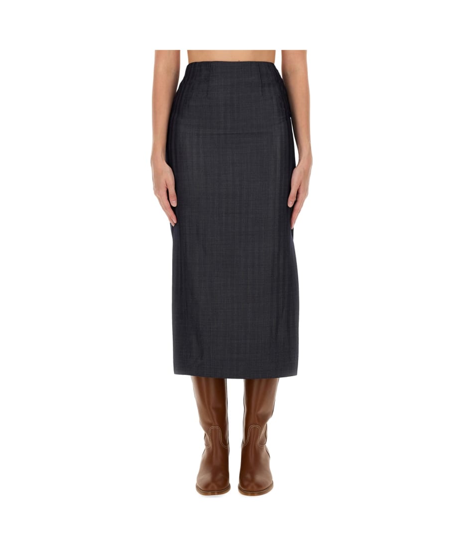 【送料&関税込】Etro Pencil Midi Skirt In Wool-blend Fabric Etro Pencil Midi Skirt In Wool-blend Fabric | italist