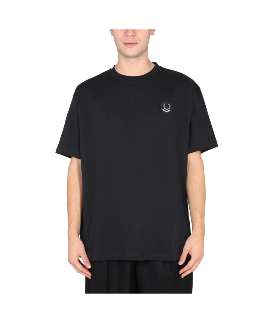 Fred Perry by Raf Simons Oversized Logo T-shirt italist, ALWAYS