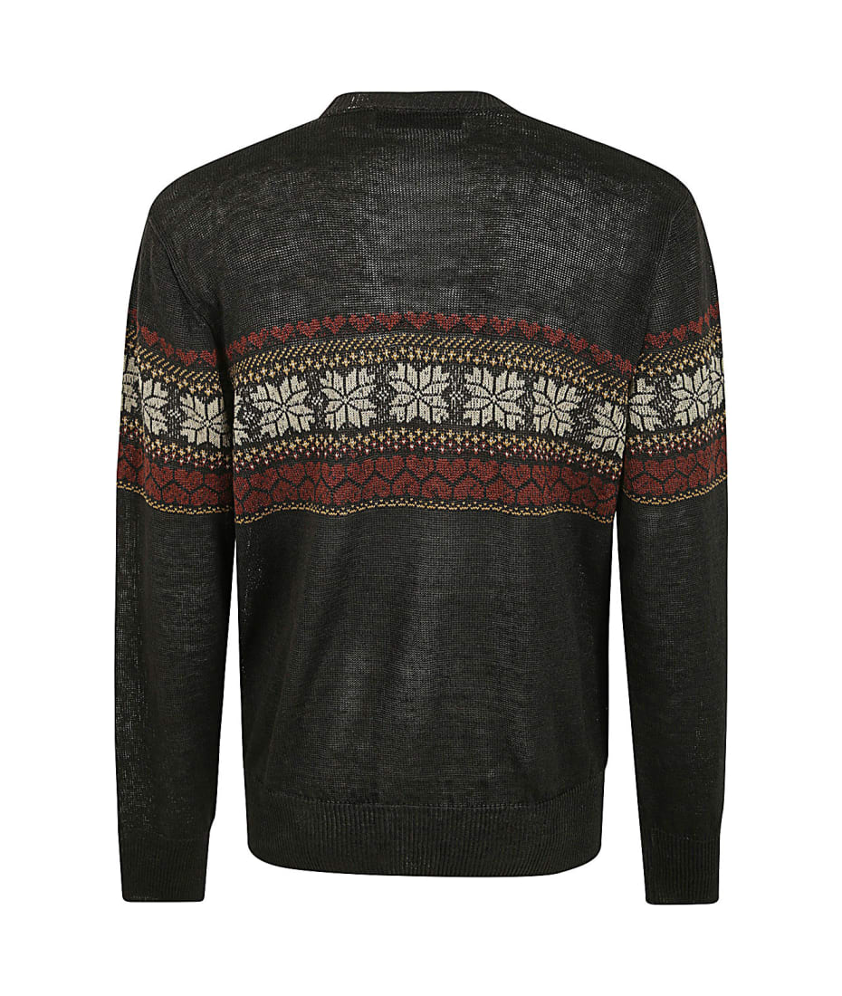 トップス OUR LEGACY BASE ROUNDNECK Our Legacy - Base Roundneck Snow Fairisle Hemp