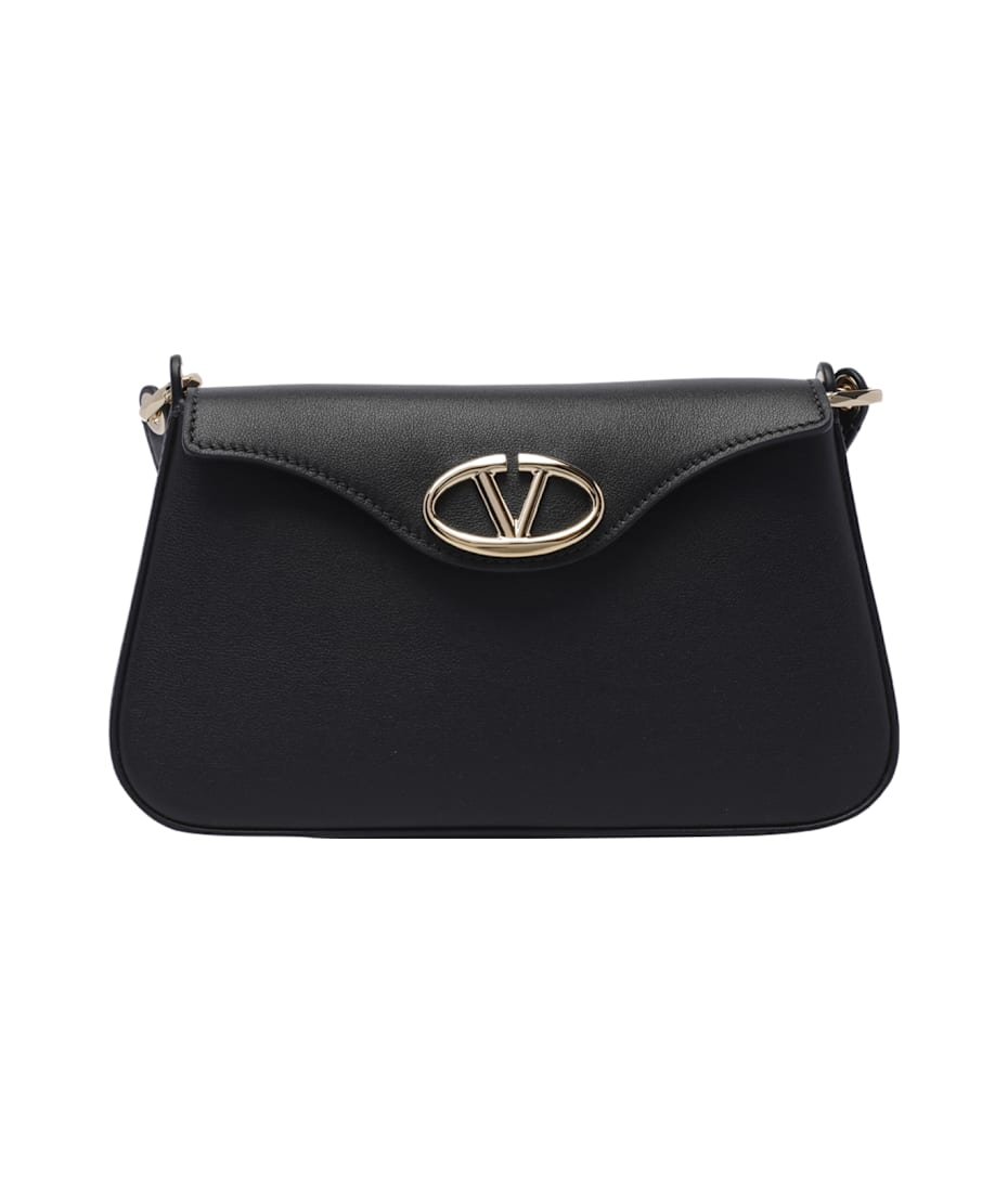 【VALENTINO】VLOGO CROSSBODY BAG Mini Vlogo Signature Calfskin Crossbody Bag for Woman in