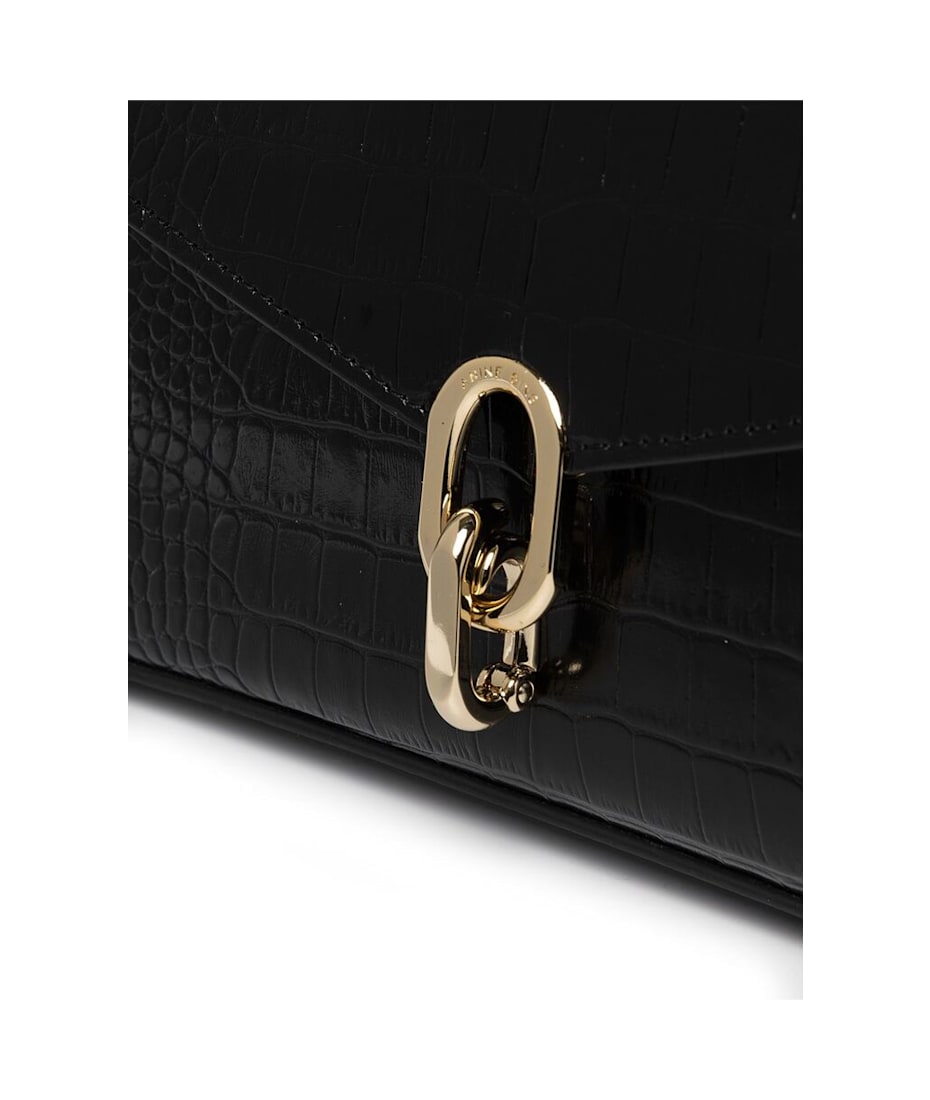 ANINE BING A1211375BLK1BLACKPATENT 関税送料込 Anine Bing Bag | italist