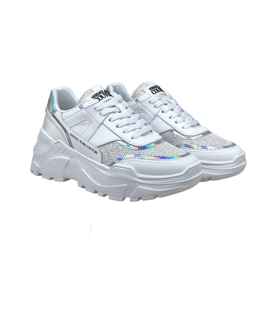 スニーカー VERSACE Sneakers Women Fabric White/Grey Versace Sneakers Women Fabric White/Grey | B-Exit – B-Exit