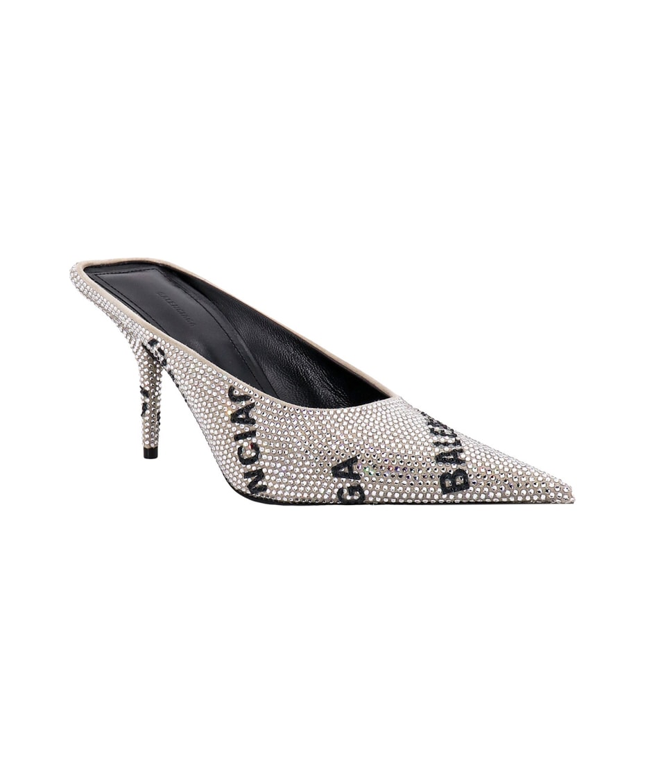 Women's Knife Bow 40mm Mule in Black | Balenciaga US
