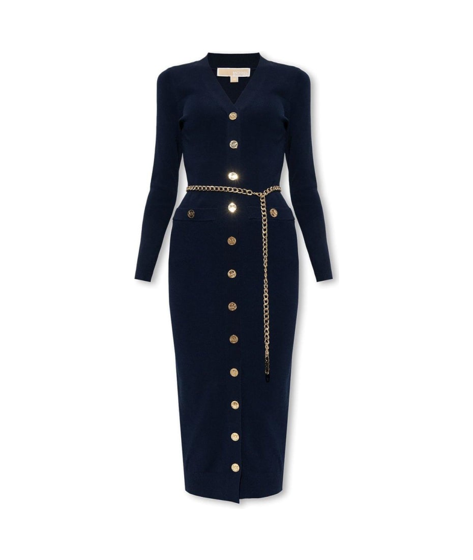 ワンピース MICHAEL MICHAEL KORS MIDI DRESS Michael Kors | Leopard Jacquard Midi Dress Sz S | eBay