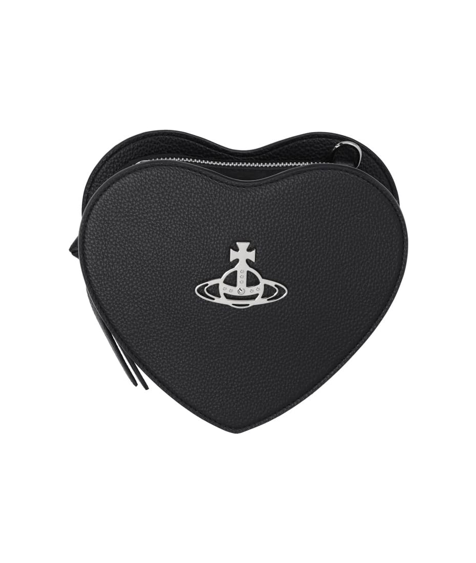 Vivienne Westwood(正規品/送料関税込み) LOUISE HEART CROSSBAG Vivienne Westwood - Louise Heart crossbody bag black - The