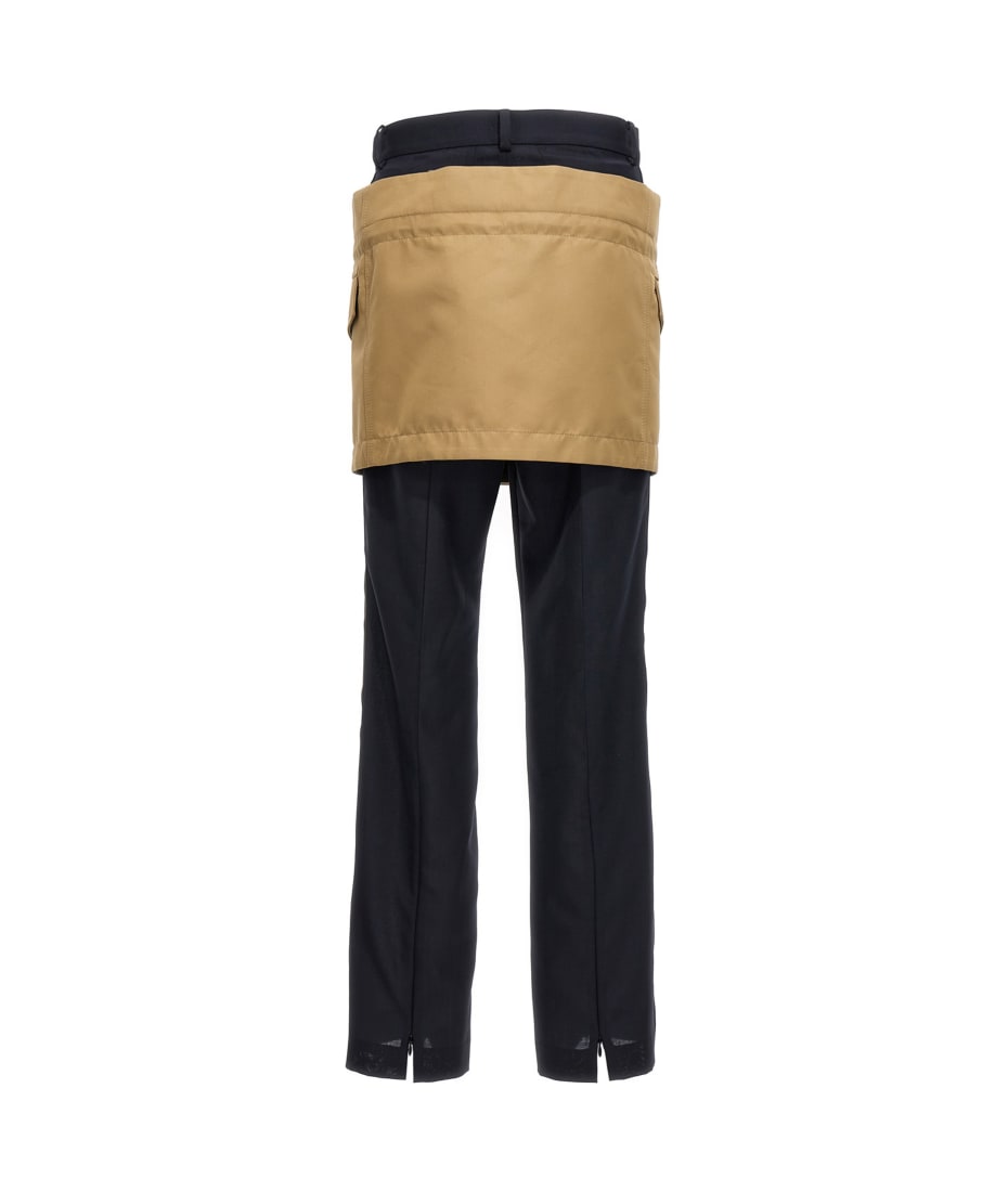 【関税込み】sacai Miniskirt insert pants Sacai Miniskirt insert pants available on julian-fashion.com