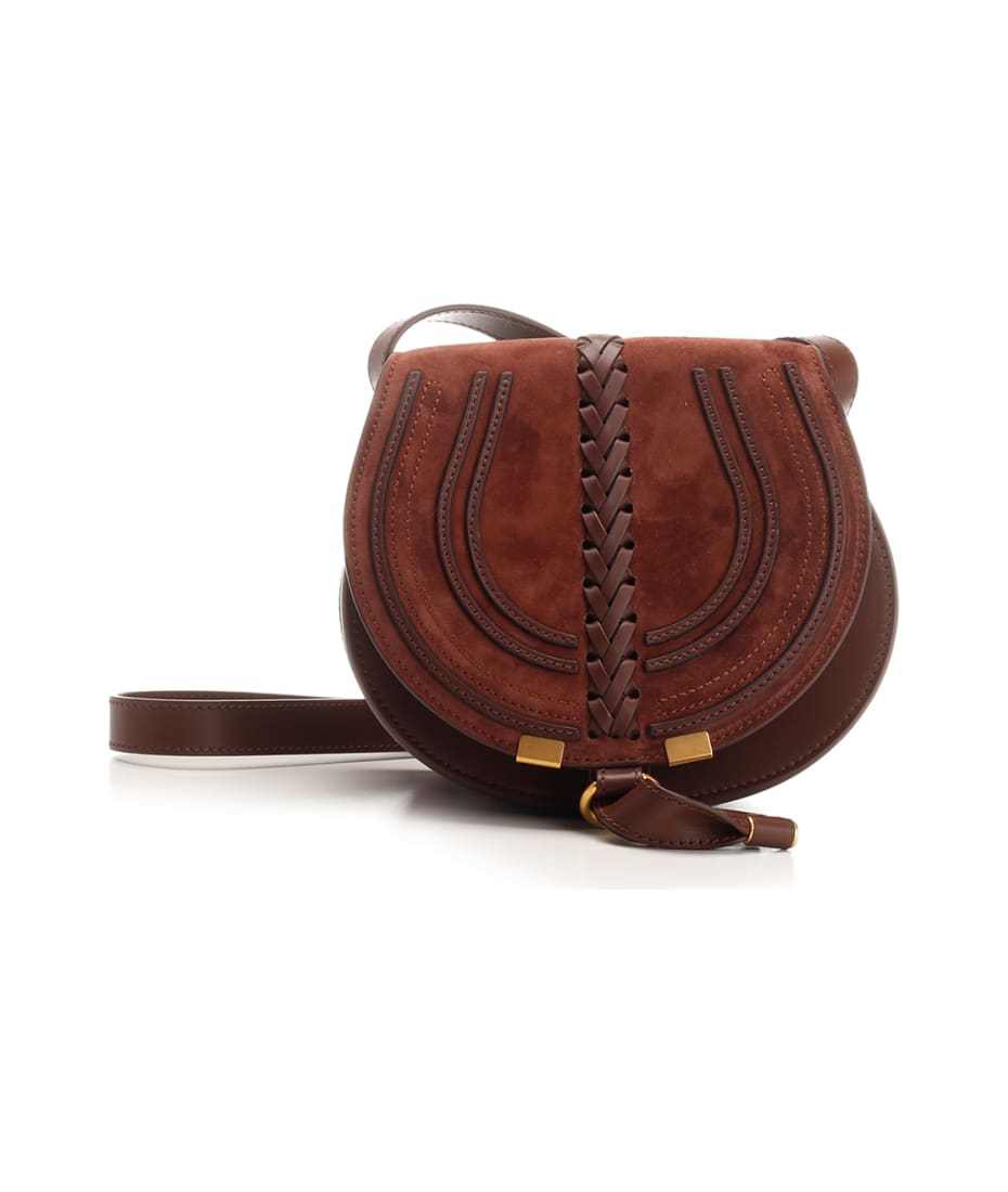 【Chloe】Small Marcie Shoulder Bag/追跡+関税+全国送料込み Chloé Marcie Shoulder Bag | Brown | FARFETCH