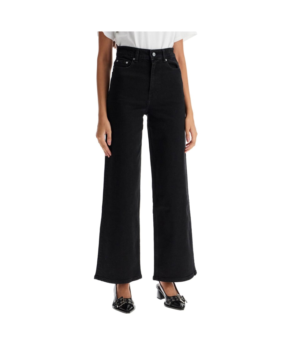 【関税込み】GANNI ブラック Andi ウォッシュドジーンズ Washed Black/Black Washed Black Andi Jeans | GANNI BE