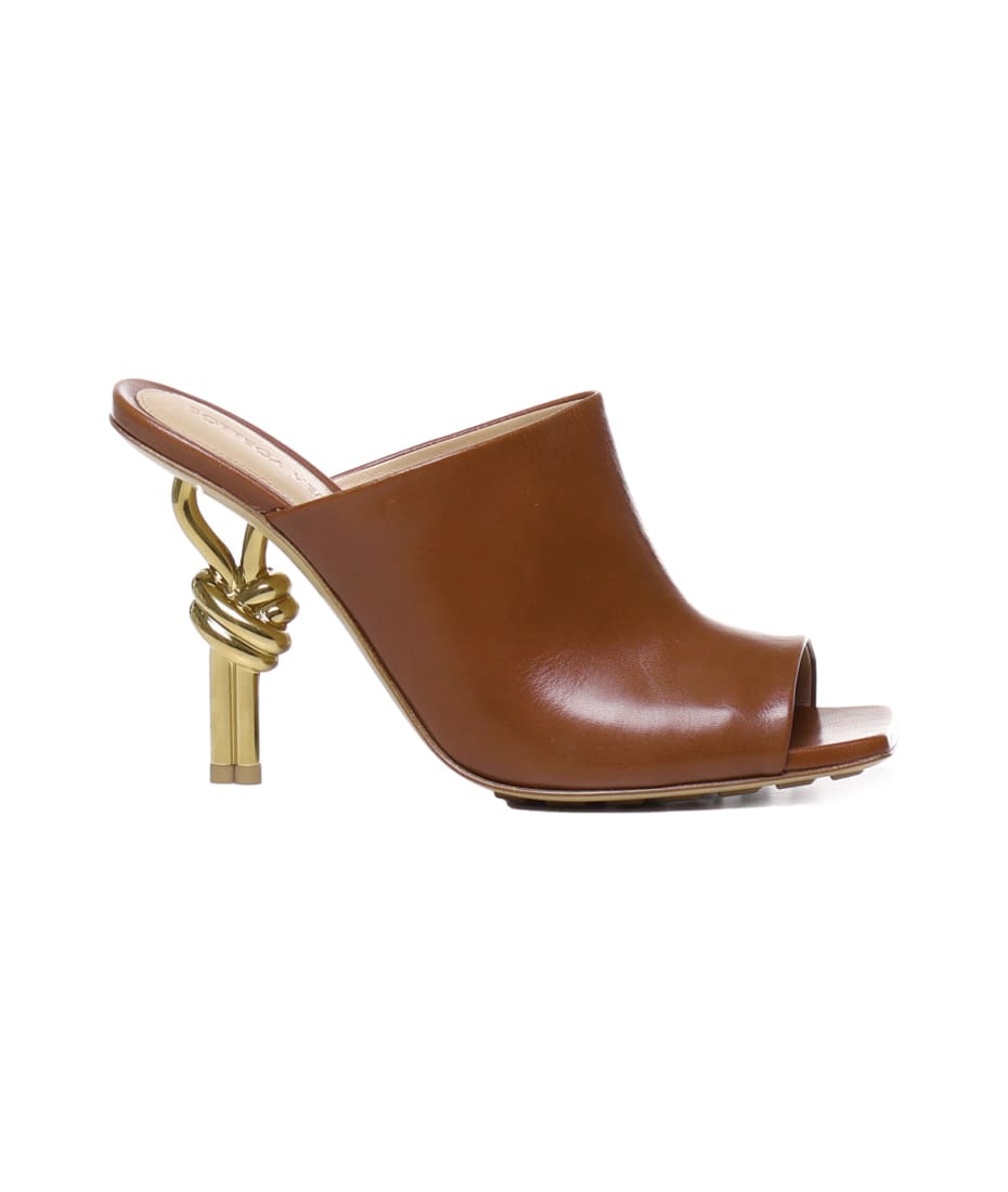 Bottega Veneta Knot Leather Mules | italist