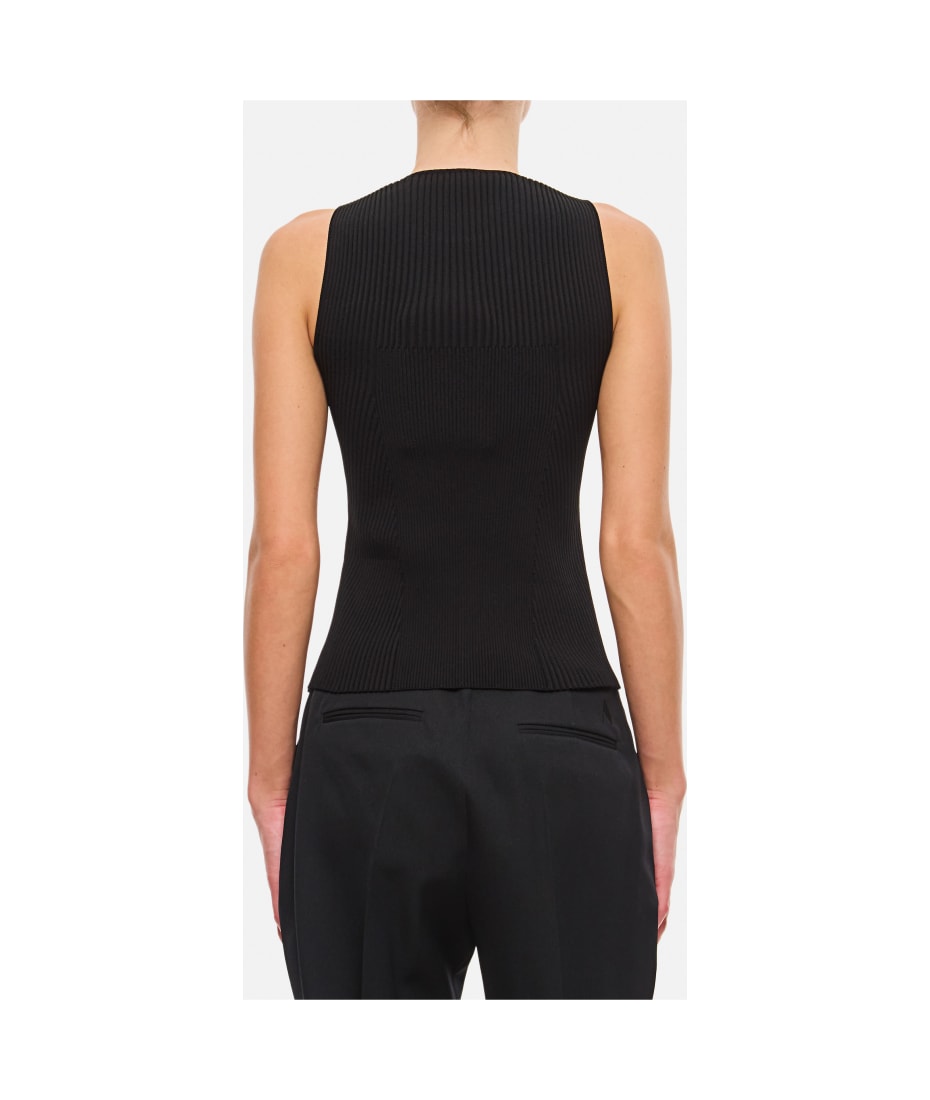 Tシャツ・カットソー ALEXANDER MCQUEEN SLASHED KNIT SLEEVELESS TOP Alexander McQueen Slashed Knit Sleeveless Top | italist