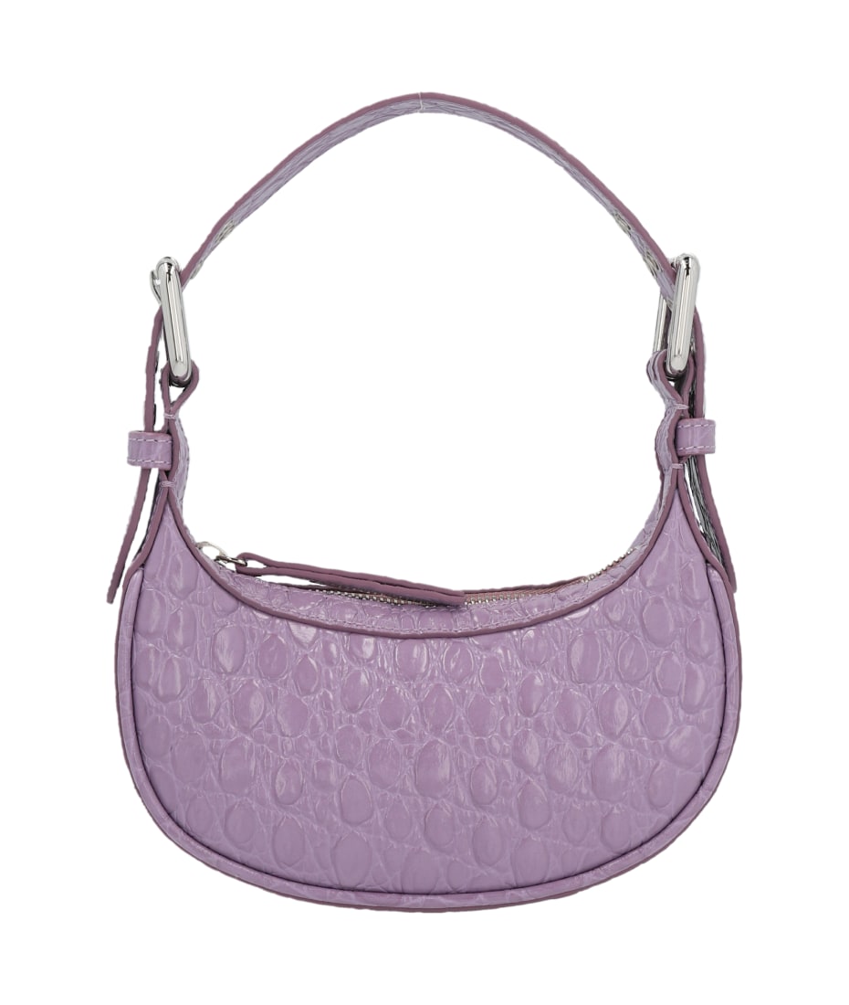 【送料&関税込】BY FAR Mini Soho Leather Shoulder Bag BY FAR x Revolve Mini Soho Bag in Denim Leather | REVOLVE