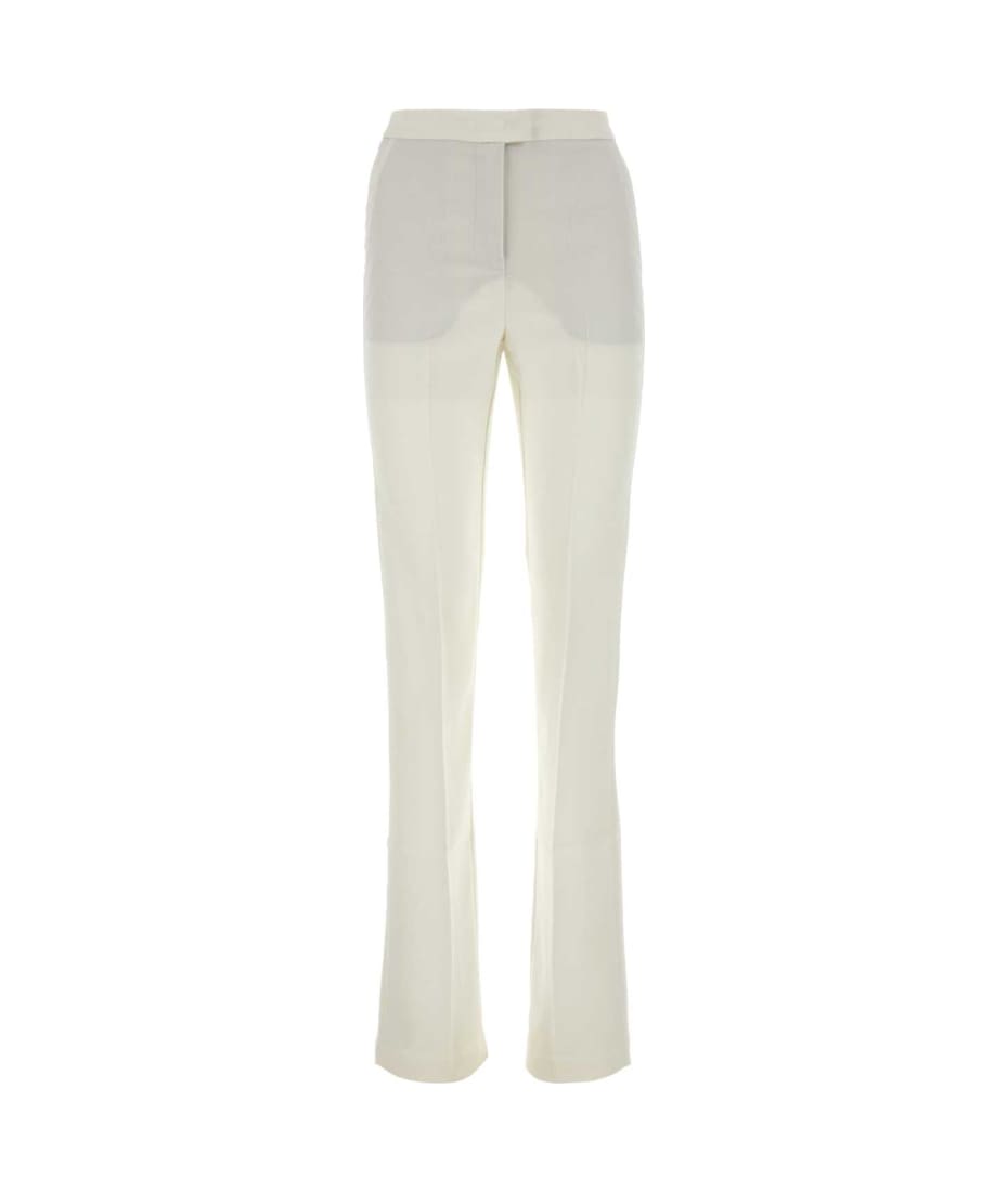 パンツ THE ANDAMANE White crepe Gladys pant The Andamane White Crepe Gladys Pant | italist