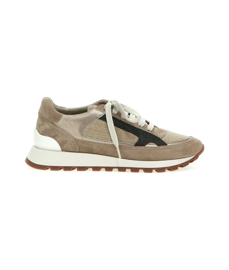 【送料&関税込】Brunello Cucinelli Monile Sneakers Brunello Cucinelli Monili Laceless Suede Sneakers - Bergdorf