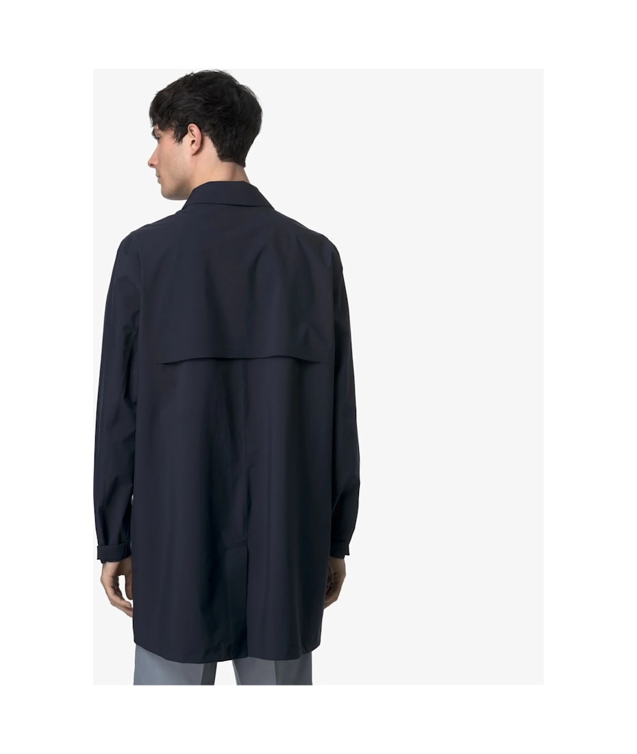 アウターその他 K-WAY KENLEY STRETCH 2L (54068) Jackets Man KENLEY STRETCH 2L 3/4 LENGTH GREEN LICHEN