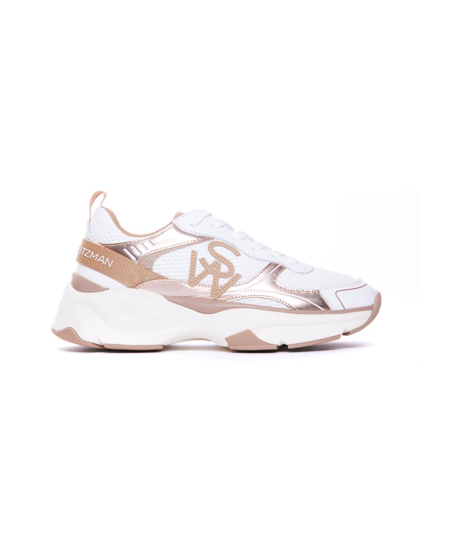 ★25SS Stuart Weitzman TRAINER ラウンドトゥ ロゴ スニーカー Stuart Weitzman Trainer Sneakers | italist