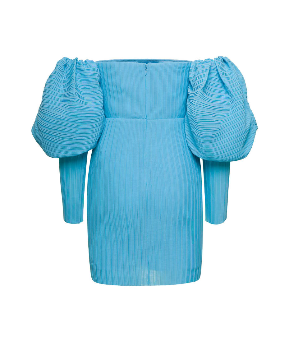 blue solace london dress Solace London Dresses Blue And Green main image 1