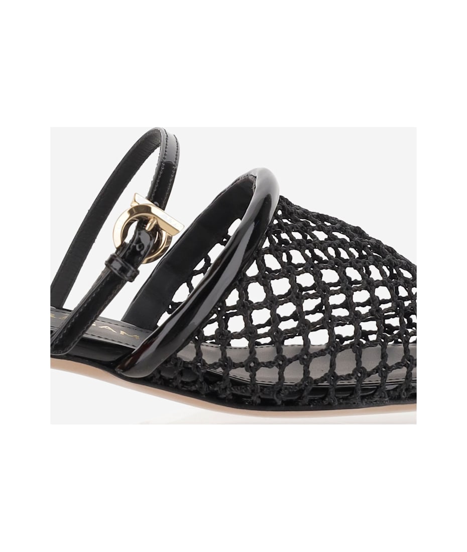 サンダル・ミュール Ferragamo Mesh And Leather Mules Ferragamo Mesh And Leather Mules | italist