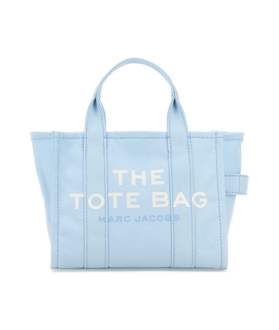 MARC JACOBS CANVAS ハンドバッグ Marc Jacobs Pastel Light Blue Canvas The Tote Shopping Bag