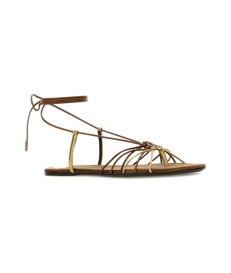 サンダル・ミュール SAINT LAURENT Babylone sandals in laminated nappa BABYLONE sandals in smooth leather | Saint Laurent | YSL US