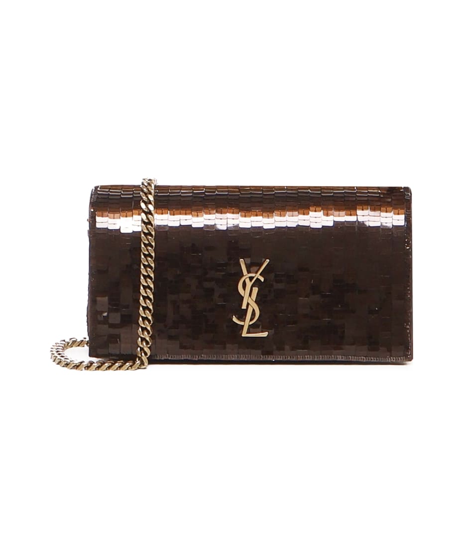 SAINT LAURENT KATE ミニバッグ Saint Laurent Mini Kate Shoulder Bag With Sequins | italist