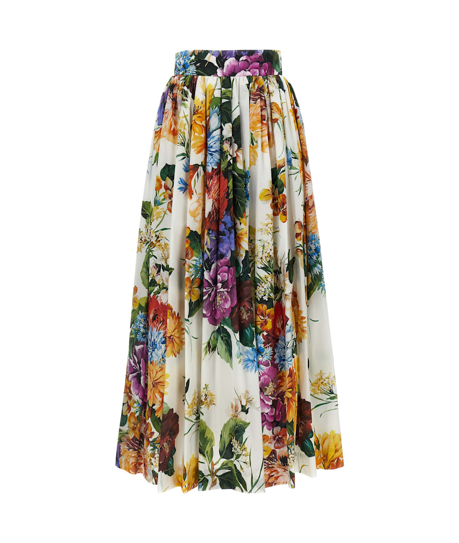 【関税込み】dolce & gabbana Bouquet' print skirt Flower bouquet-print skirt in Print for Women