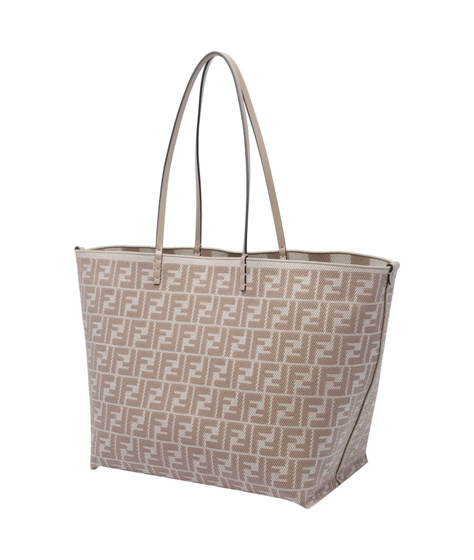 トートバッグ FENDI 'Roll Large' shopping bag Beige Fendi Roll Large Shopping Bag トートバッグ 通販 | italist