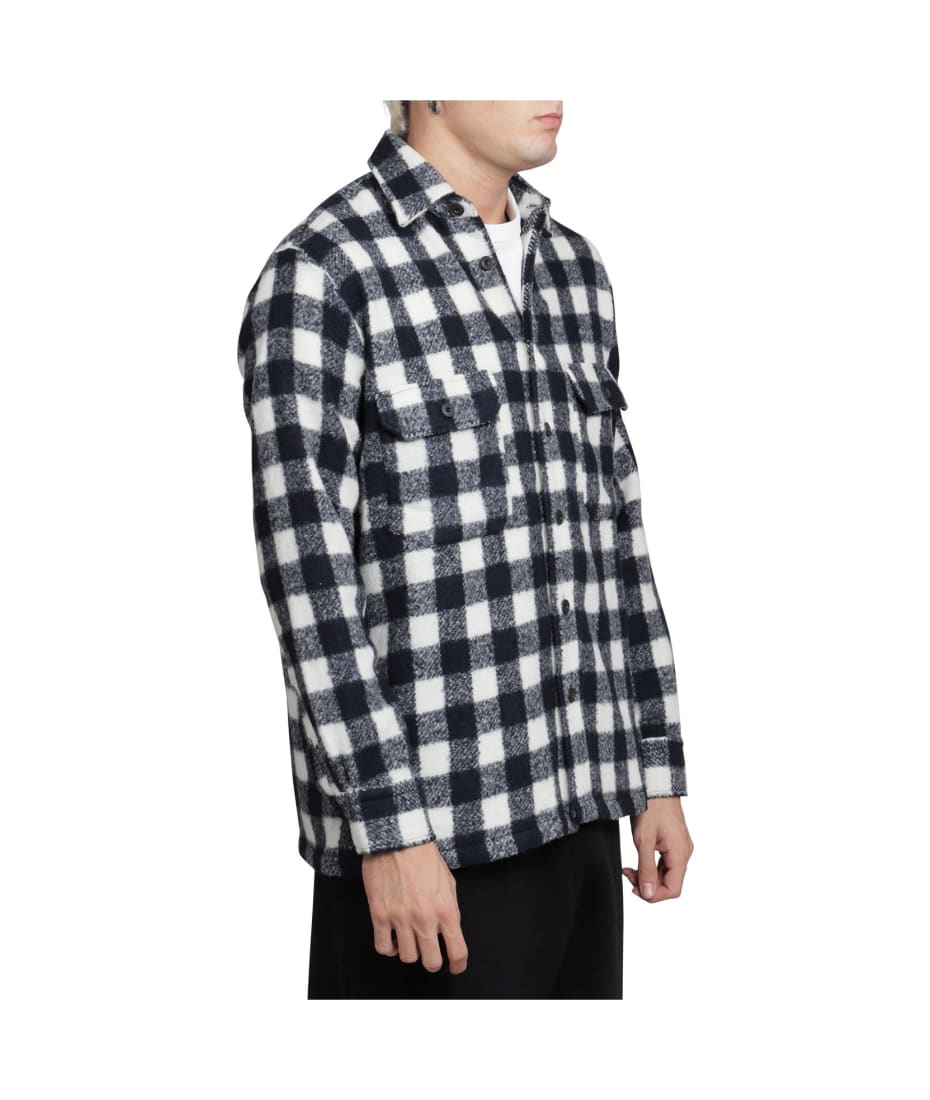 Destin Navy And White Check Shirt