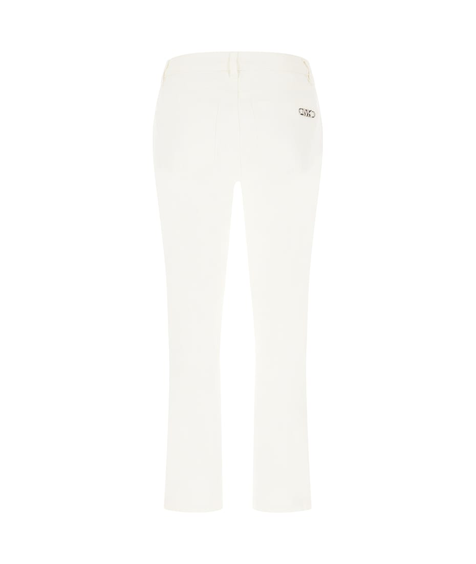 デニム・ジーパン Michael Kors Woman Jeans White MR4905380V 117 Michael Kors Jeans Women 4 White Denim Stretch Skinny Leg
