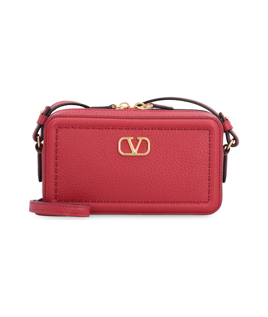 【VALENTINO】 Alltime Small leather crossbody bag Valentino Garavani - Alltime Leather mini crossbody bag