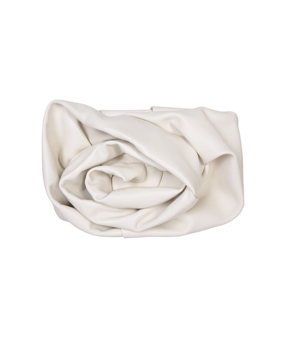 クラッチバッグ Burberry Ivory nappa leather Rose clutch (8088995 B9352) Burberry Ivory Nappa Leather Rose Clutch SS24 – LOZURI®