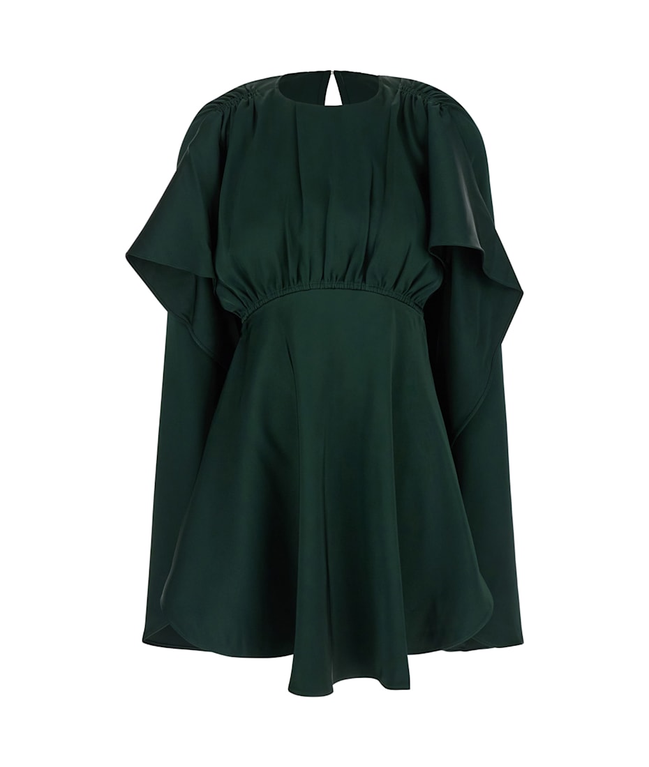 slim fit dress slacks Zimmermann Green Palm Ascension Linen Midi Dress main image 0