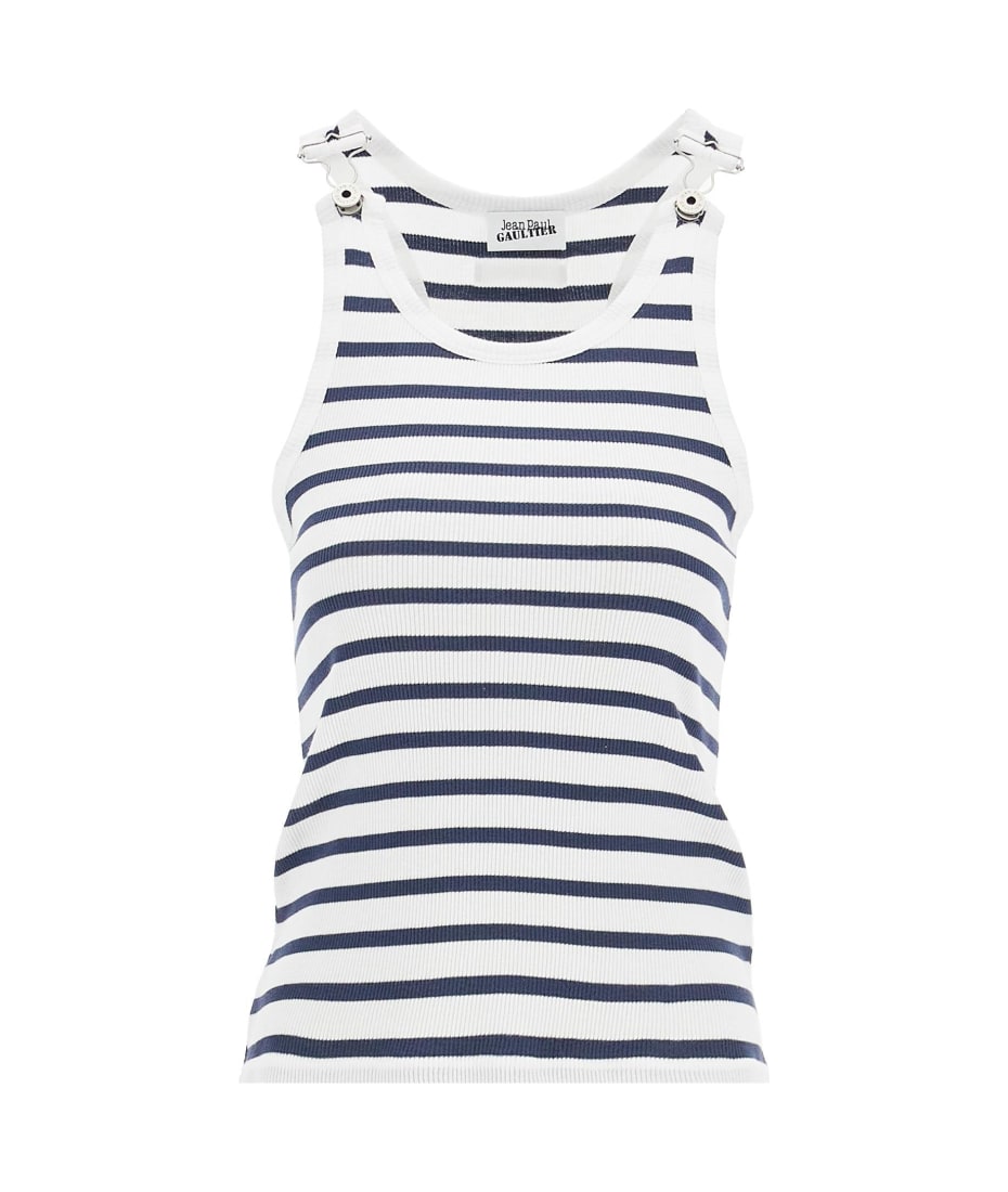 Jean Paul Gaultier Striped Sailor Tank Top | italist, ALWAYS