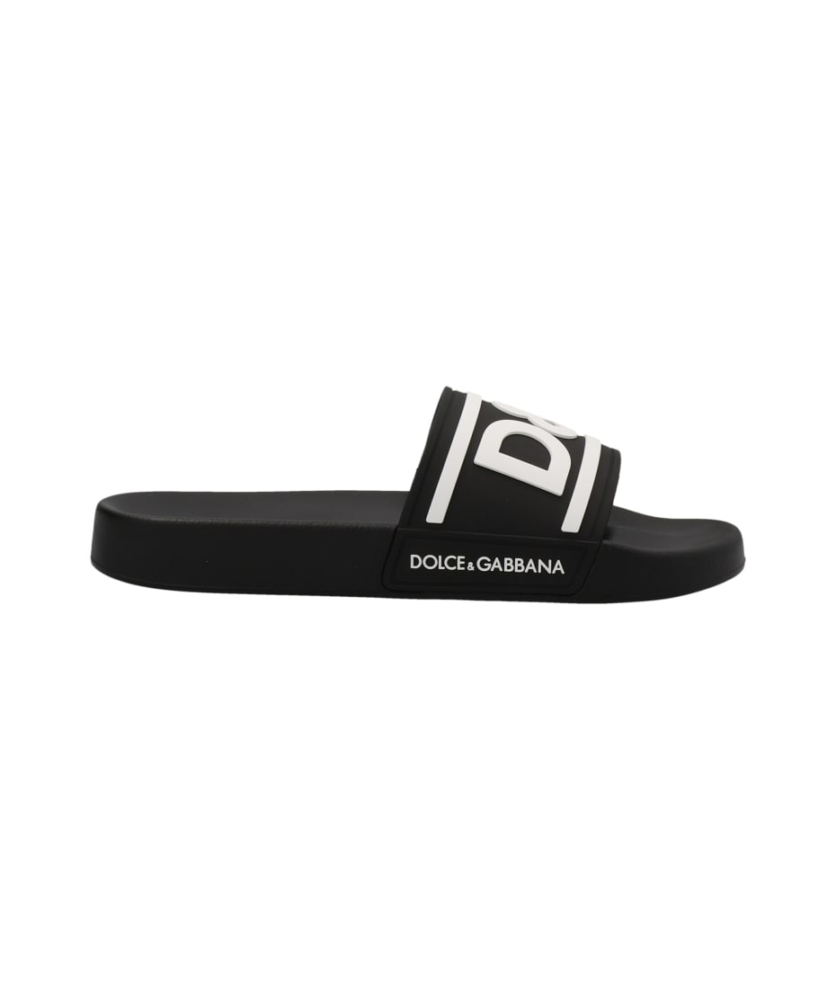 Dolce & Gabbana Logo Slides | italist, ALWAYS LIKE A SALE