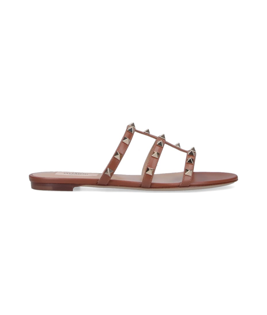 VALENTINO ROCKSTUD SLIDE SANDAL サンダル Valentino Garavani 'rockstud' Slide Sandals | italist
